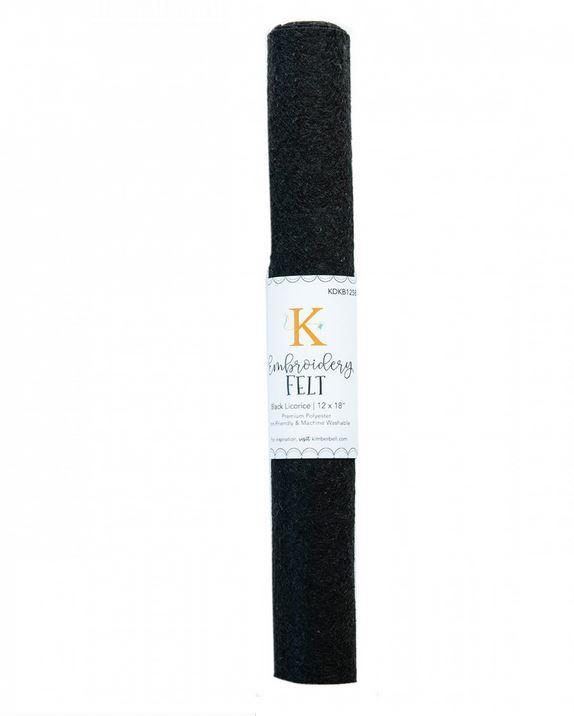 Kimberbell Felt  Black Licorice