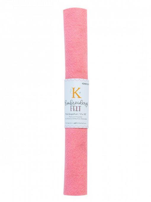 Kimberbell Felt  Pink Grapefruit