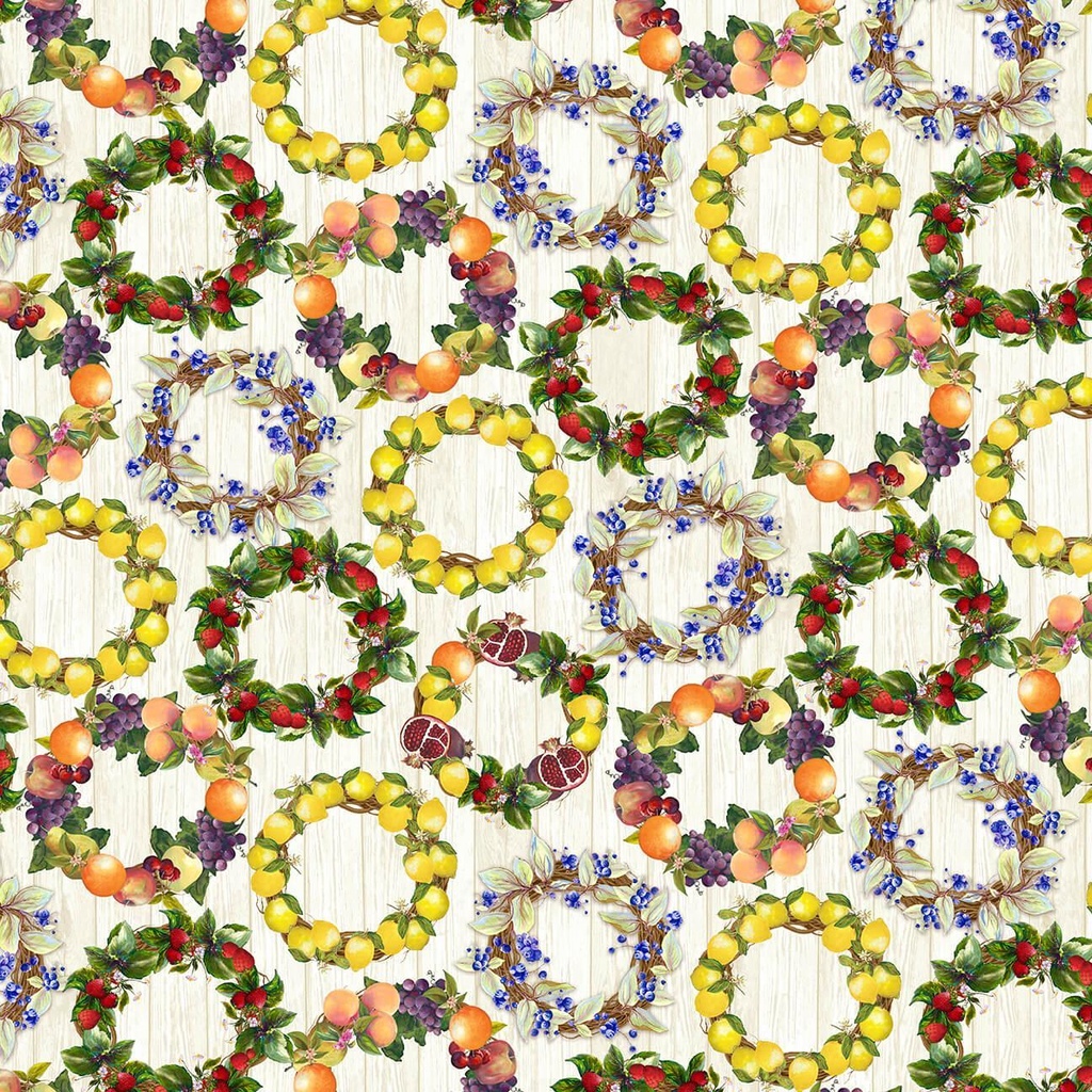 Fruit For Thought Fruit Wreaths From Blank Quilting Corp