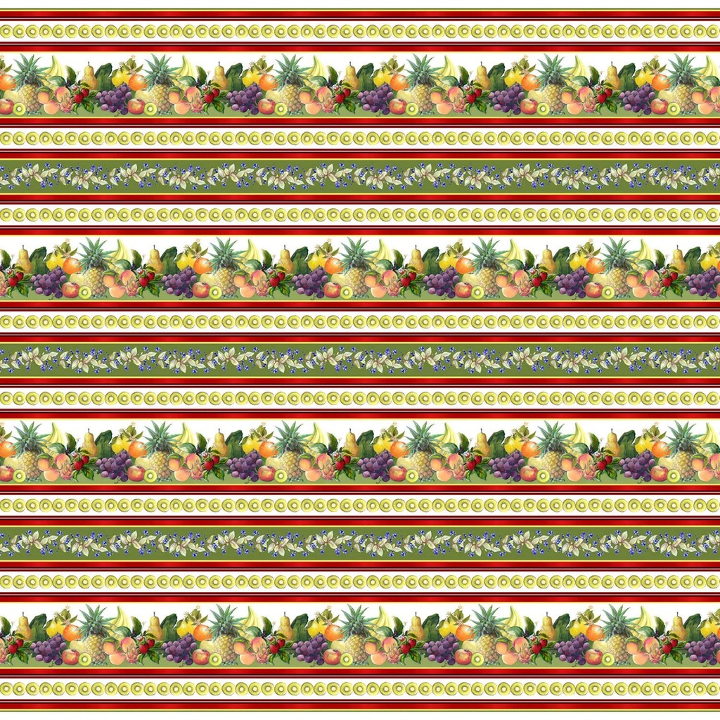 Fruit For Thought Fruit Stripe From Blank Quilting Corp