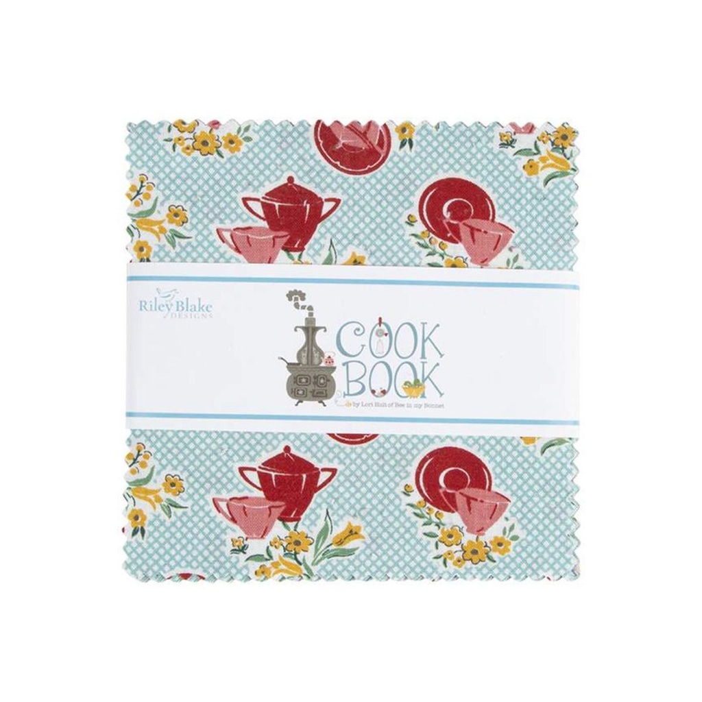 Cook Book 5" Stacker by Lori Holt from Riley Blake