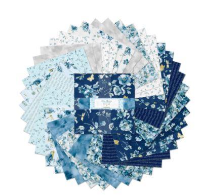 Blue Breeze 10 Karat Crystals from Wilmington Prints