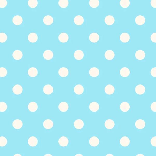 Beach Baby Whtie Dots On Light Blue By Retro Vintage For P&B Textiles