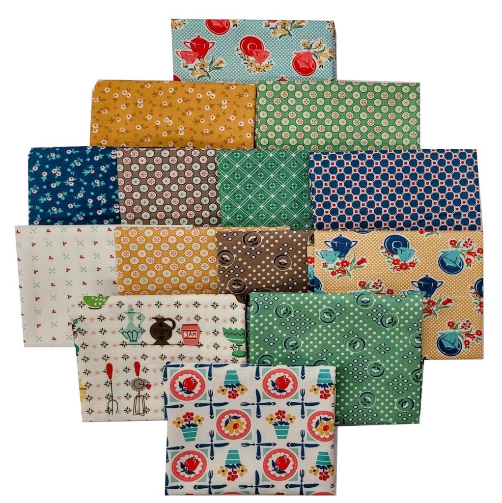 Cook Book Multi Fat Quarter Bundle From Lori Holt