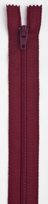 All-Purpose Polyester Coil Zipper 9" Barberry Red By Coats