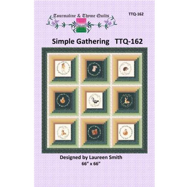 Simple Gathering Pattern By Tourmaline & Thyme Quilts