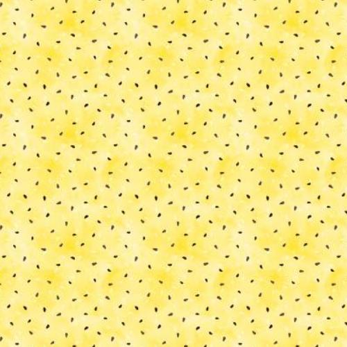 Squeeze The Day Seeds Yellow By Cynthia Coulter For Wilmington Prints