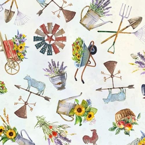 Homestead Memories Garden By Hoffman Fabrics