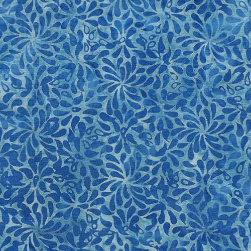 Petals Provence Petal Group Blue Heather From Island Batik