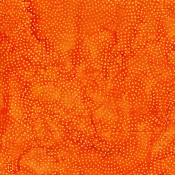 Blenders Paisley Dot Orange From Island Batik