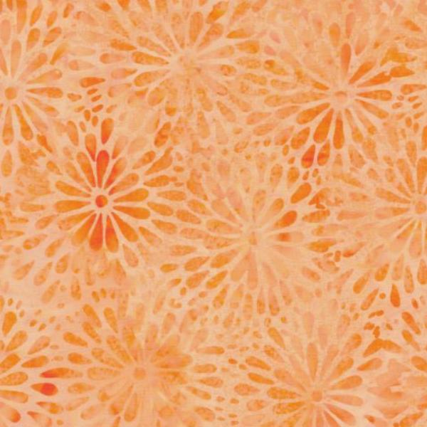 Blender Round Petal Floral Cantaloupe From Island Batik