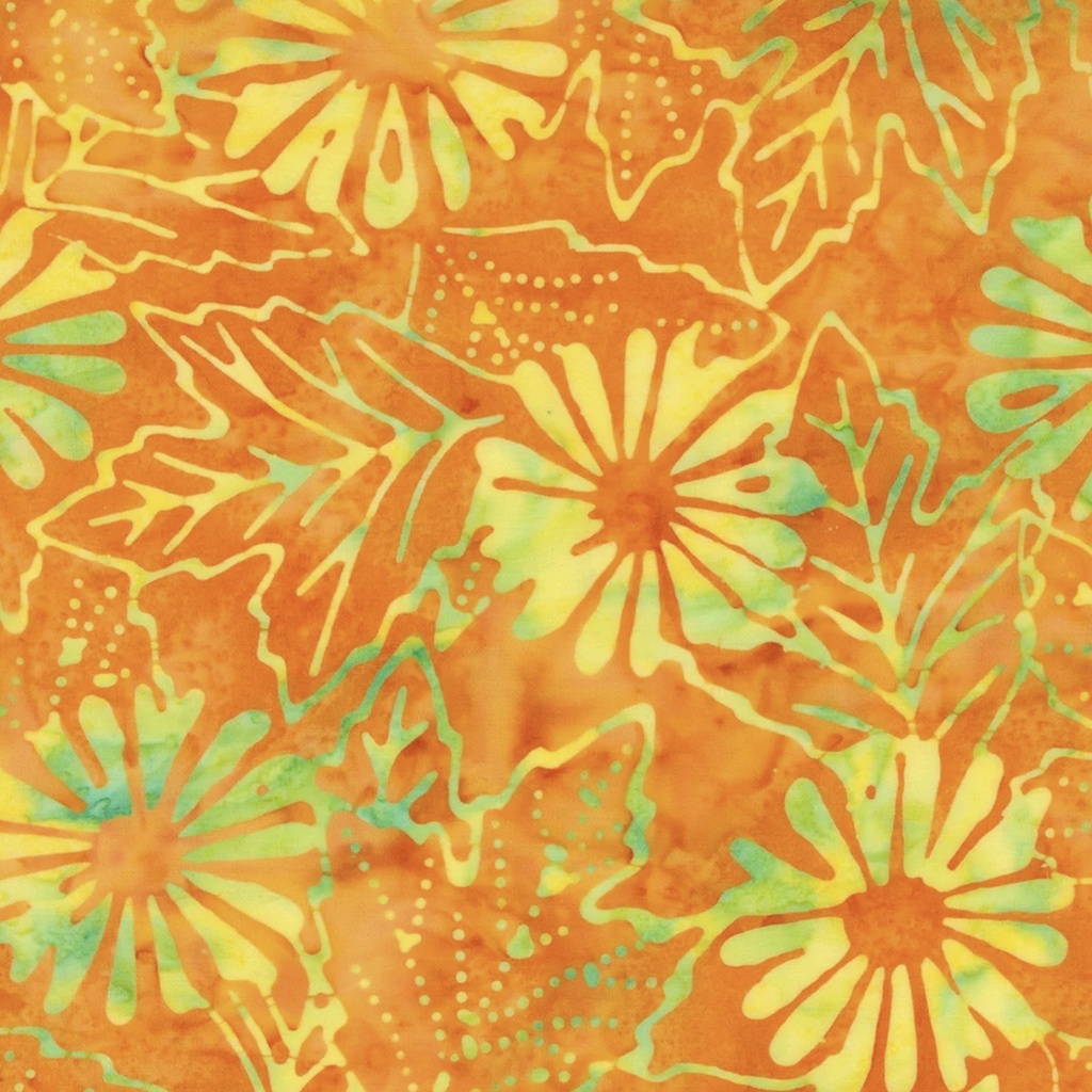 Bermuda Batiks Sunshine Flowers By Moda