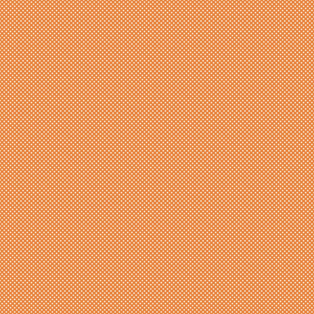 I'Ve Got A Notion Dots Orange By Shelley Davies For Northcott Fabrics