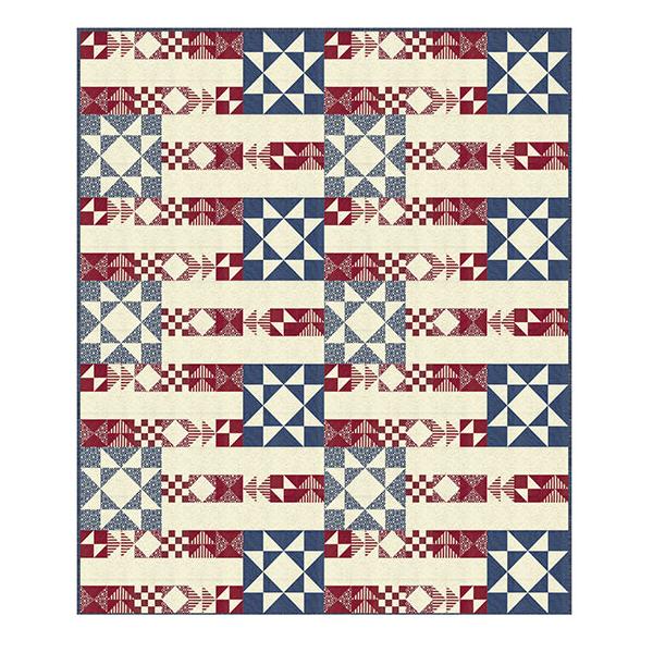 Flag Day Quilt Kit From Moda Fabrics