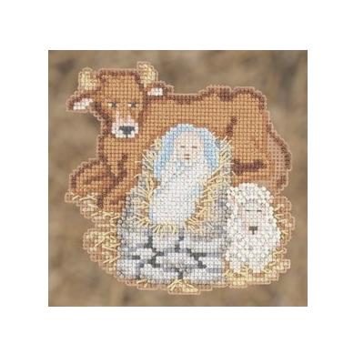 Nativity Trilogy Baby Jesus Beaded Cross Stitch Kit from Mill Hill