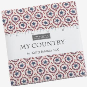 My Country Charm Pack by Kathy Schmitz  from Moda Fabrics