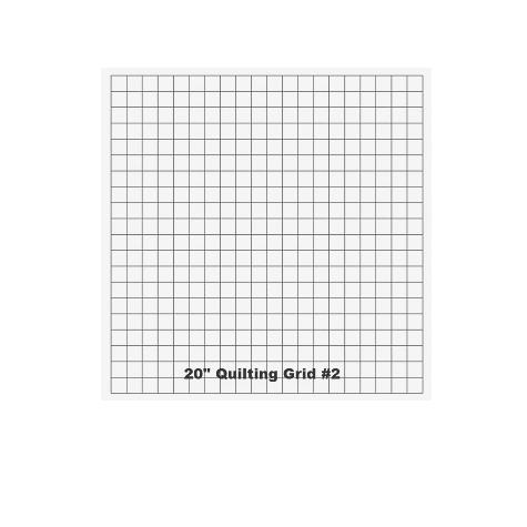 1 Inch Horizontal Preprinted Quilting Grid Wholecloth