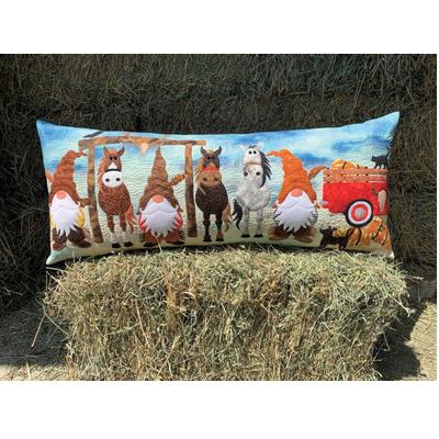 Gnome On The Range Bench  Pillow Kit