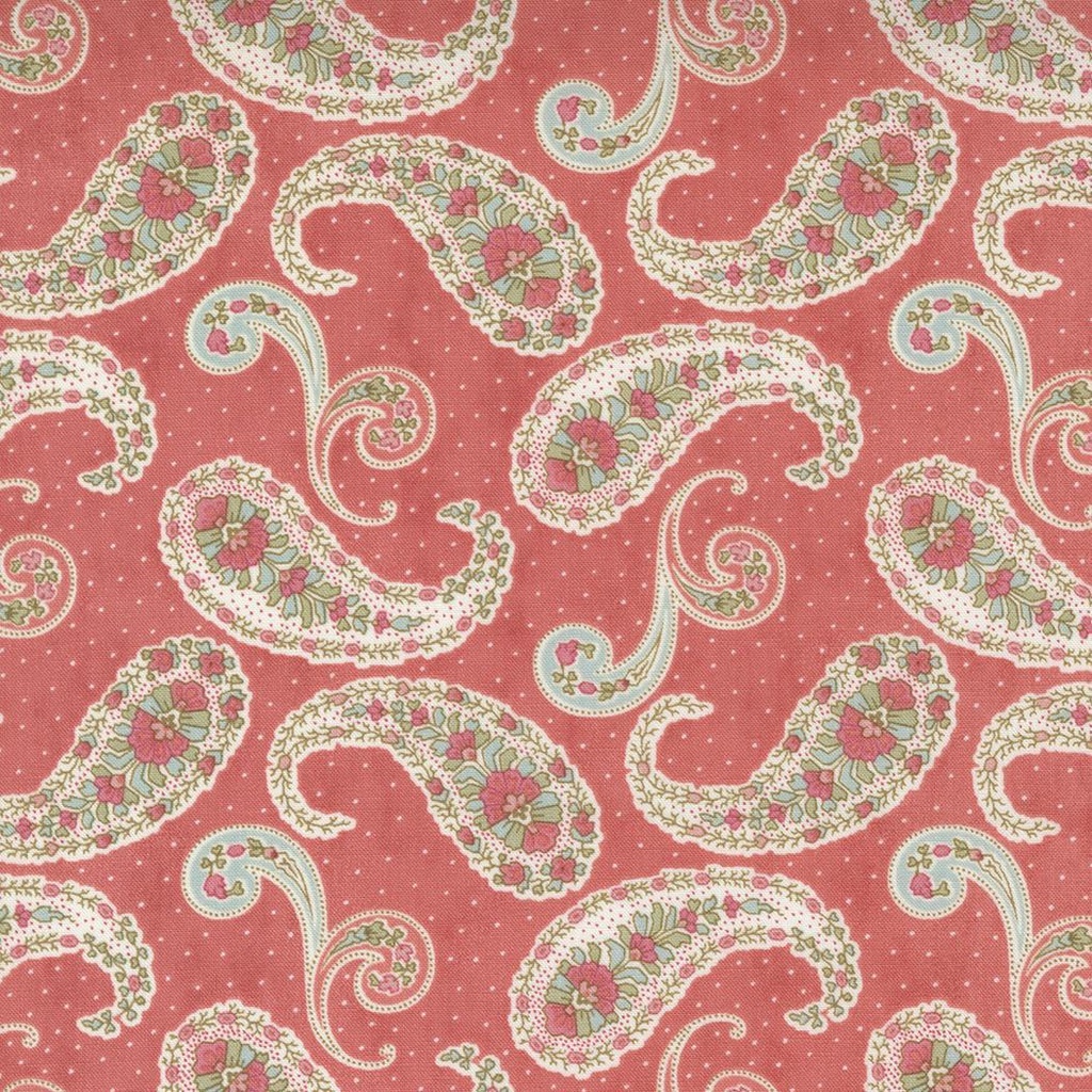 Promenade Paisley Waltz Rose By 3 Sisters For Moda