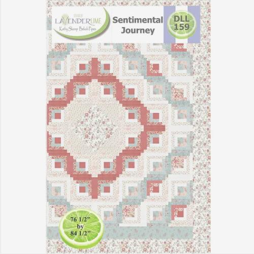 Sentimental Journey Quilt Pattern by Kathy Skomp for Designs by Lavender Lime