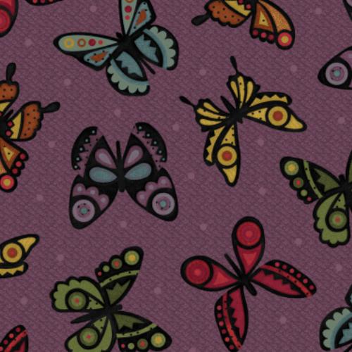 Bonnie'S Butterflies Butterflies Violet By Bonnie Sullivan From Maywood