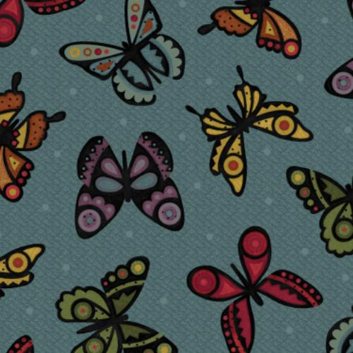 Bonnie'S Butterflies Butterflies Blue By Bonnie Sullivan From Maywood