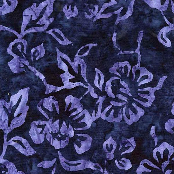 Tonga Twilight Batik Hibiscus Flowers Velvet From Timeless Treasures