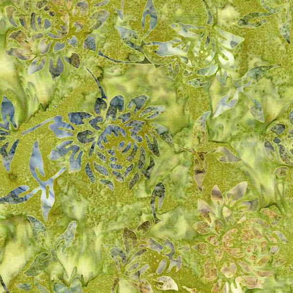 Tonga Twilight Batik Fluidity Olive From Timeless Treasures