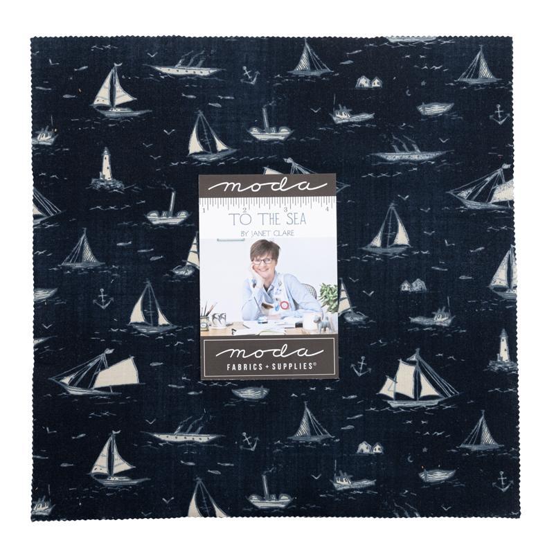 To The Sea 10" Layer Cake By Janet Clare For Moda