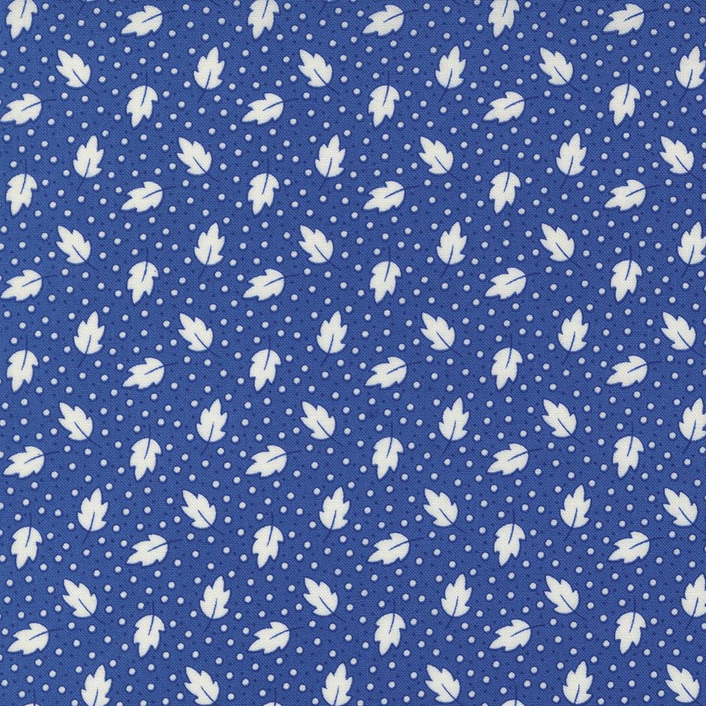 30S Playtime Leafy Polka Dot Bluebell By Chloe'S Closet For Moda