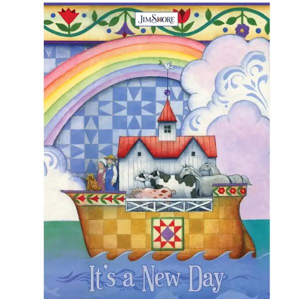 It's a New Day Lined Journal by Jim Shore