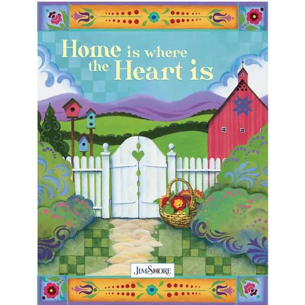 Home Is Where The Heart Is Lined Journal By Jim Shore