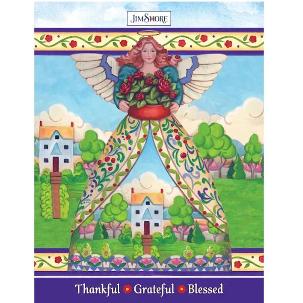 Thankful, Grateful, and Blessed Journal by Jim Shore