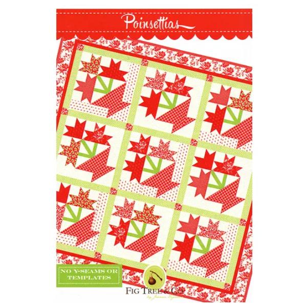 Poinsettias Pattern By Fig Tree