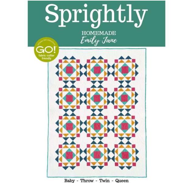 Sprightly Pattern By Emily Jane, Go! Fabric Cutter Friendly