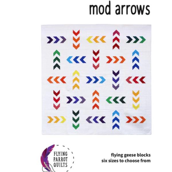 Mod Arrows Pattern By Flying Parrot Quilts