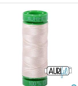 Aurifil 40 Wt. Thread - Light Sand 2260