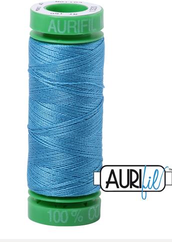 Aurifil 40 Wt. Thread - Bright Teal 2260