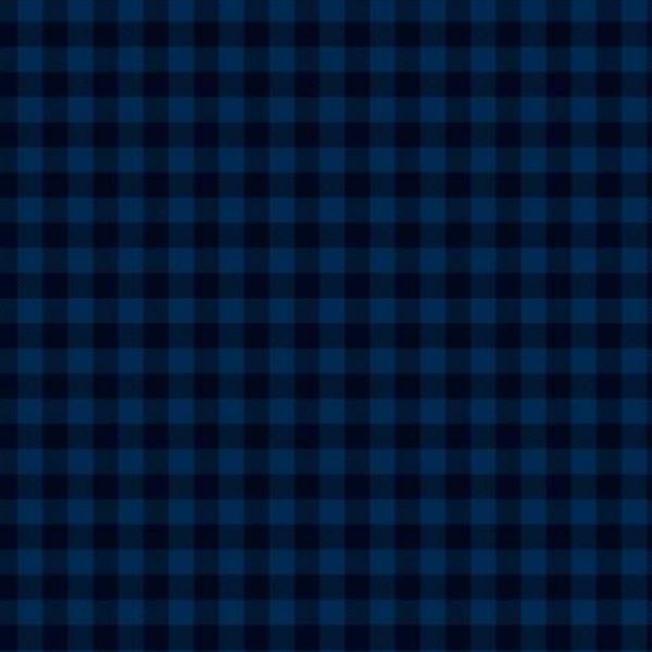 Buffalo Check Dark Blue From Wilmington Prints