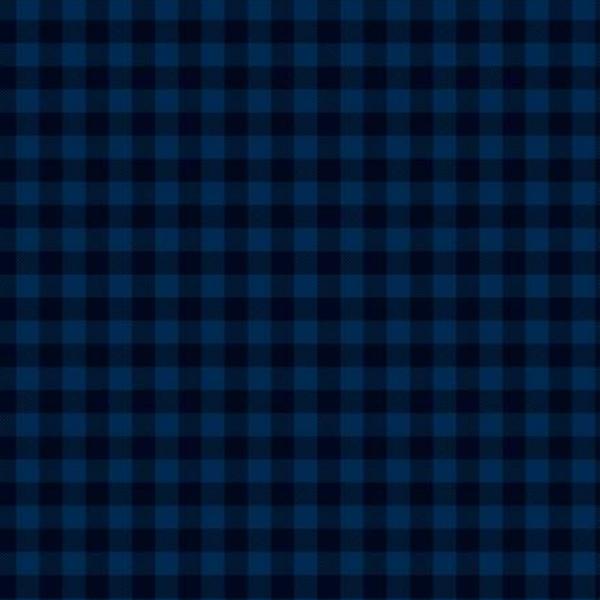 Buffalo Check Dark Blue From Wilmington Prints