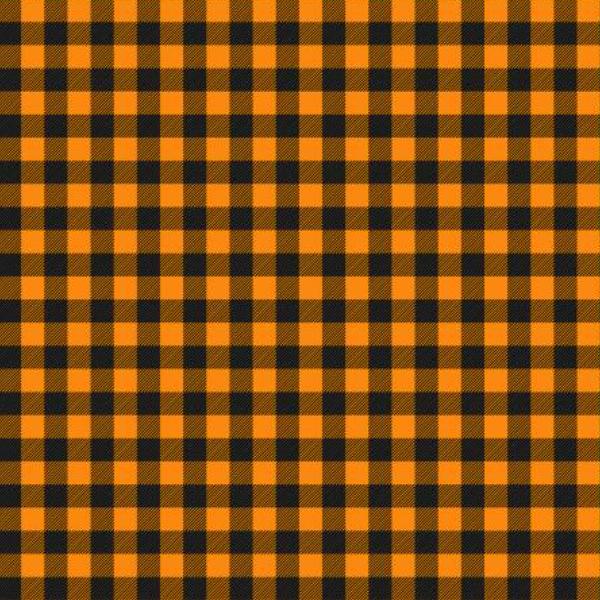 Buffalo Check Orange From Wilmington Prints