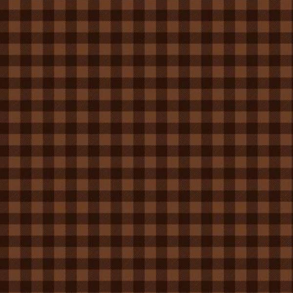Buffalo Check Brown From Wilmington Prints