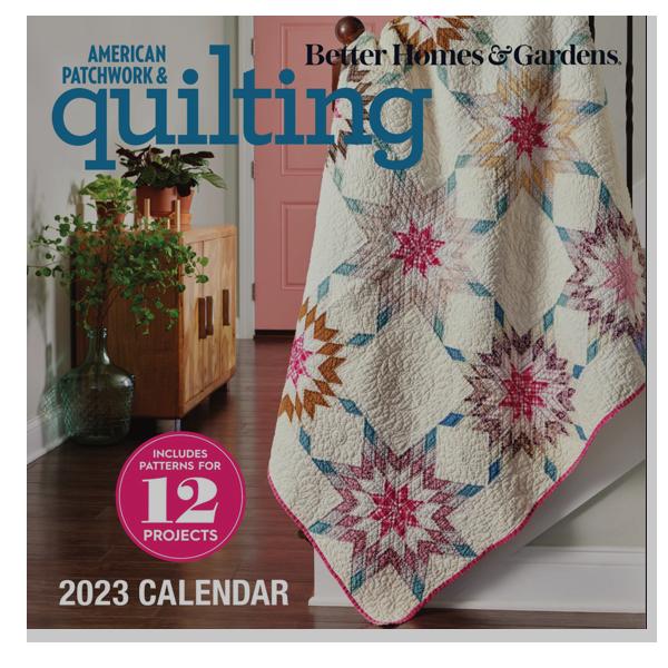 American Patchwork & Quilting 2023 Calendar