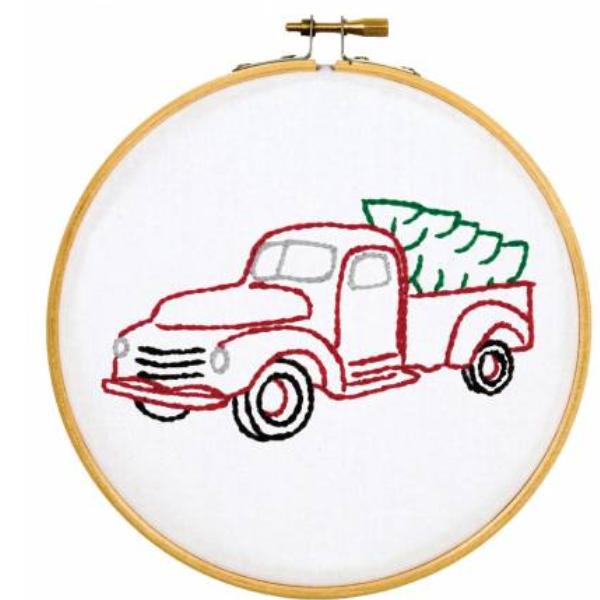 Christmas Truck Hoop Kit