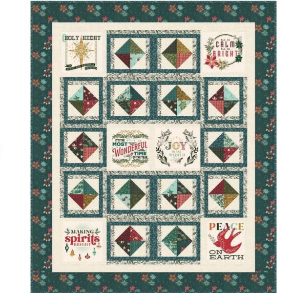 Cheer & Merriment Quilt Kit From Moda