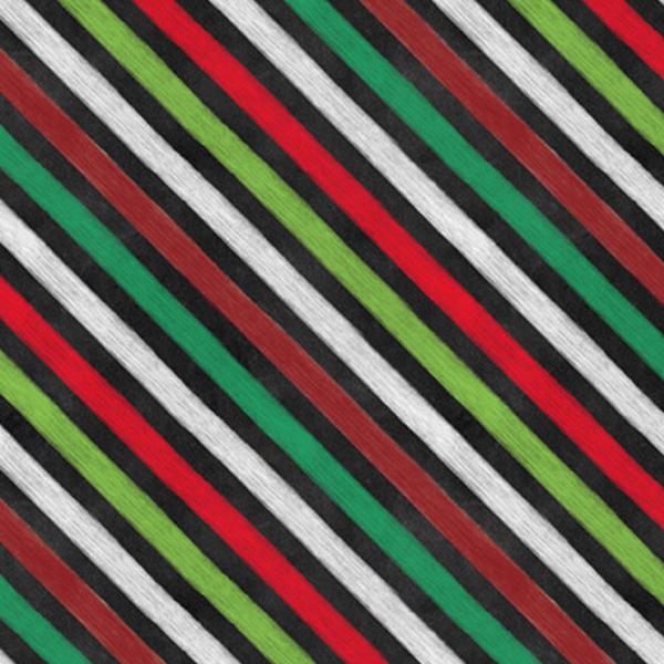 Mistletoe Magic Bias Stripe Multi By Lily Ford For Blank Quilting