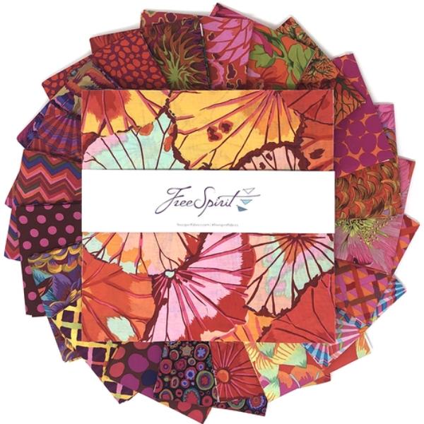 Equator 10" Squares By Kaffe Fassett Collective For Free Spirit