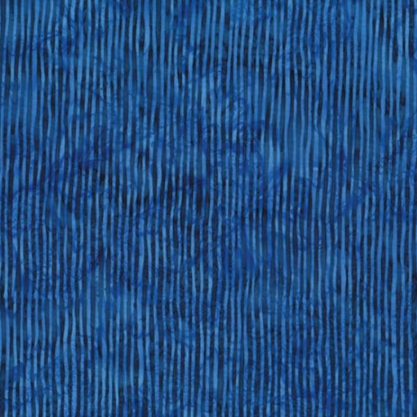 Bali Stripe Batik Navy From Hoffman Fabrics