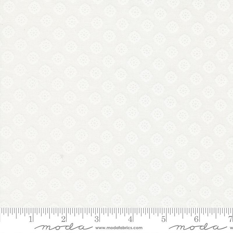 Coriander Seeds Lacy Dots White By Corey Yoder For Moda