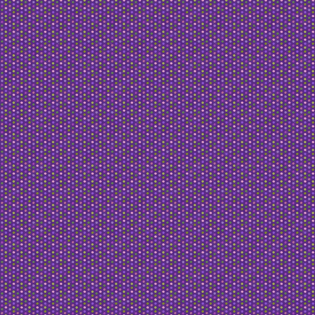 Life Happens Dots Purple Multi By Ellen & Clark Studio For Northcott